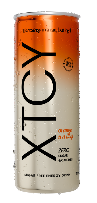 XTCY Orange u a lil qt Energy Drink