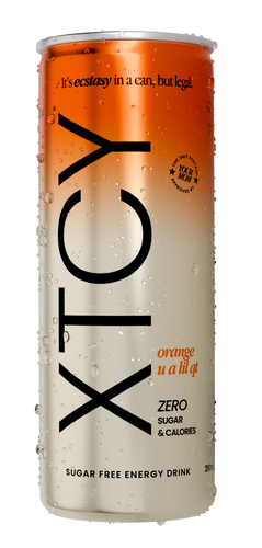 XTCY Orange u a lil qt Energy Drink